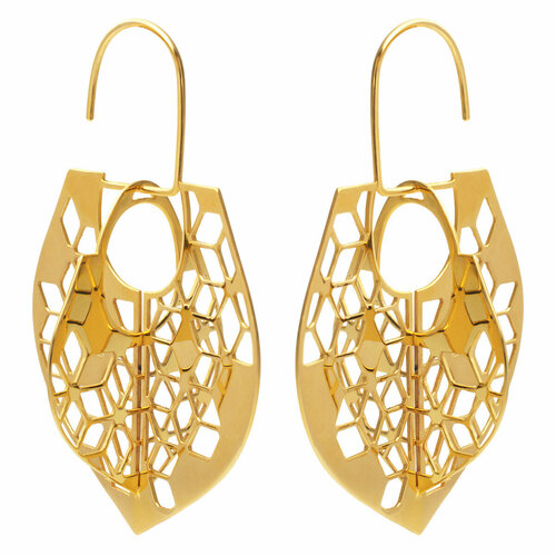 Серьги с подвесками OXIOMA, золотистый