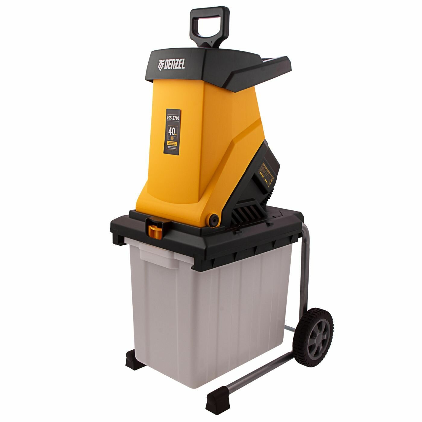 Измельчитель садовый электрический ECS-2700 2700 Вт 40 мм Denzel