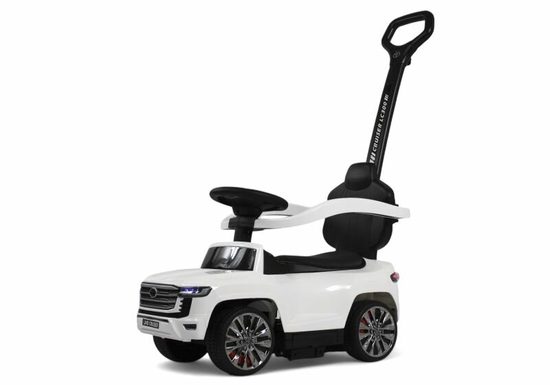 Другие электромобили Rivertoys Детский толокар Toyota Land Cruiser 300 Z002ZZ-C белый