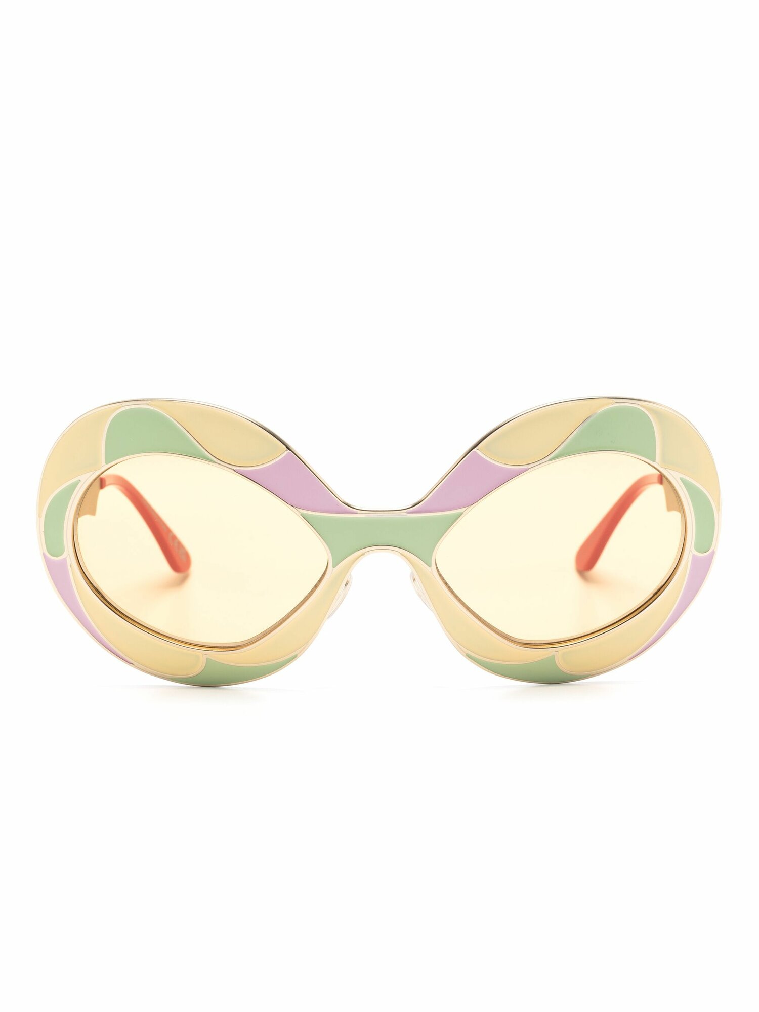 Marni Eyewear - Солнцезащитные очки Vaso Land of Revelations - Женский - 58 - Золотой