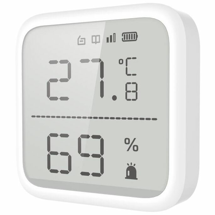 Датчик HIKVISION DS-PDTPH-E-WE температуры и влажности беспроводной 868МГц двухсторонная связь с TRI-X технологией