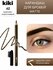 Карандаш для бровей kiki eyebrow matte, тон 62 орехово-коричневый...