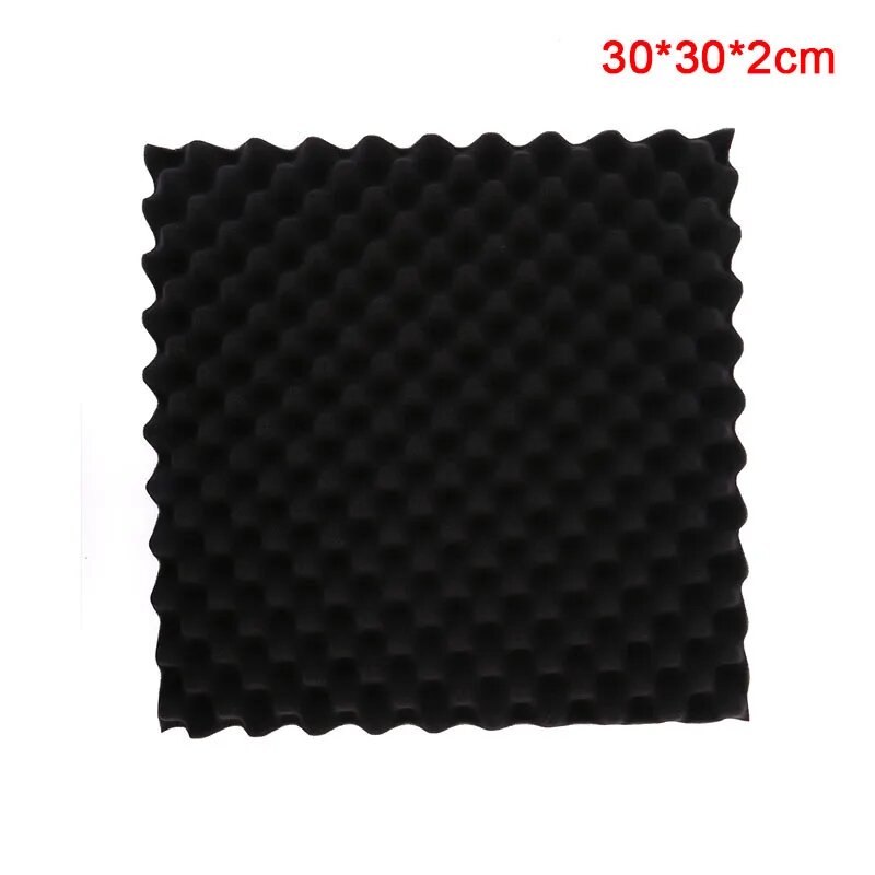 Звукоизоляционные панели из пенополиуретана 30x30x2 см, Черный