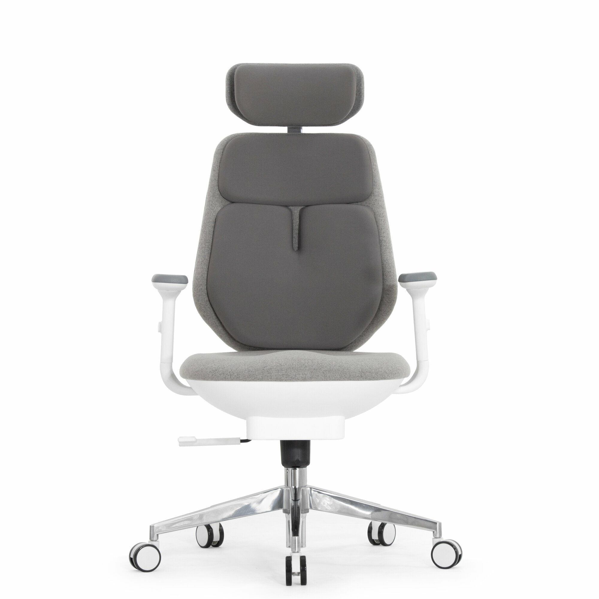 Кресло роботизированное FALTO AIWORKS CHAIR (Deluxe Version) светлый каркас, обивка GREY