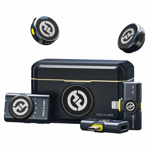 Hollyland Микрофон петличный LARK M2-COMBO черный для видеоблога 13865₽