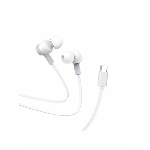 Наушники HOCO M86 TYPE-C с микрофоном внутриканальные белый 550₽