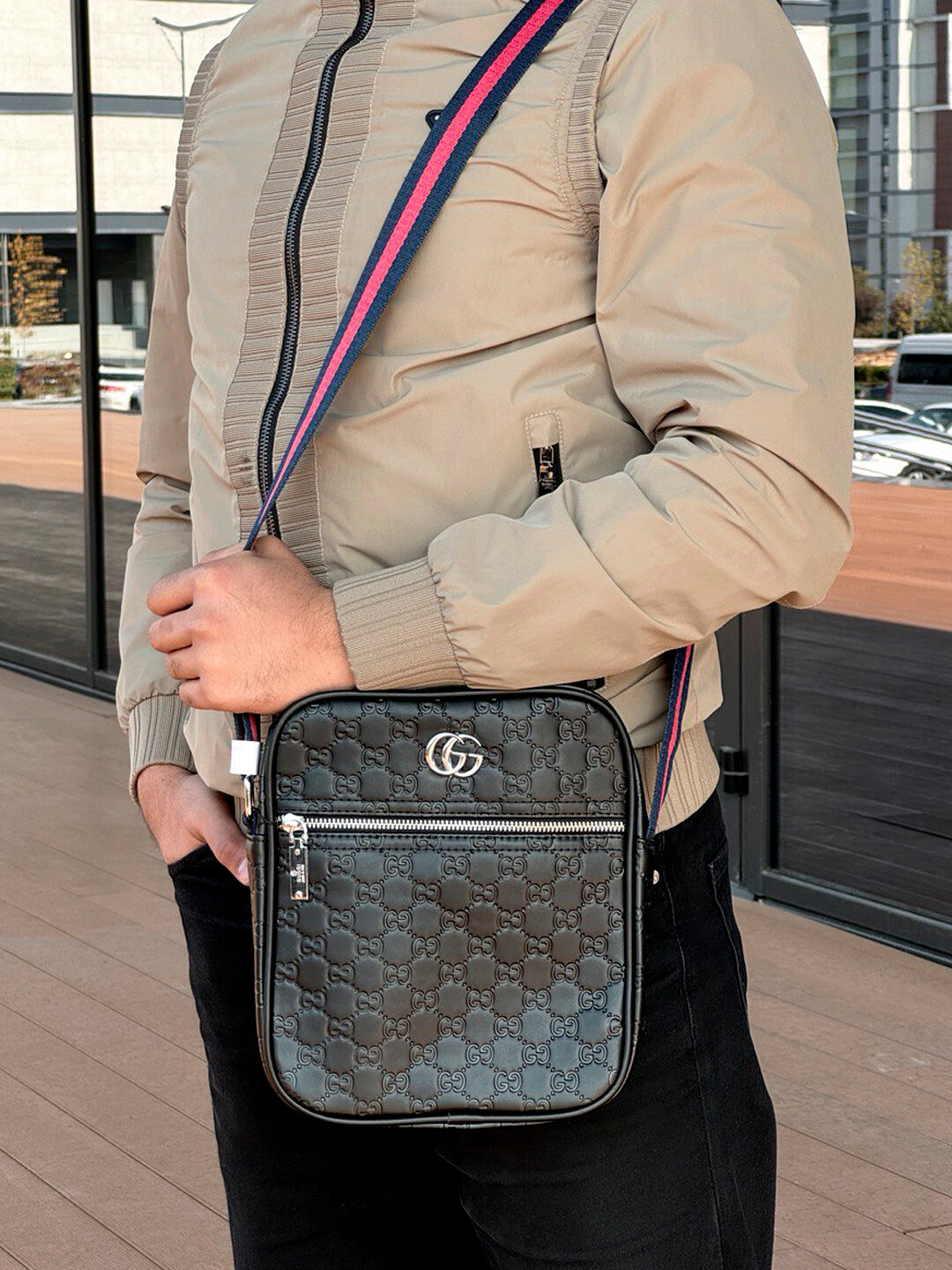 Сумка кросс-боди , темно-синий — фото 1