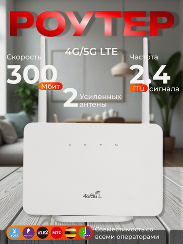 Изображение товара Роутер Wi-Fi маршрутизатор 4G/5G (LTE)