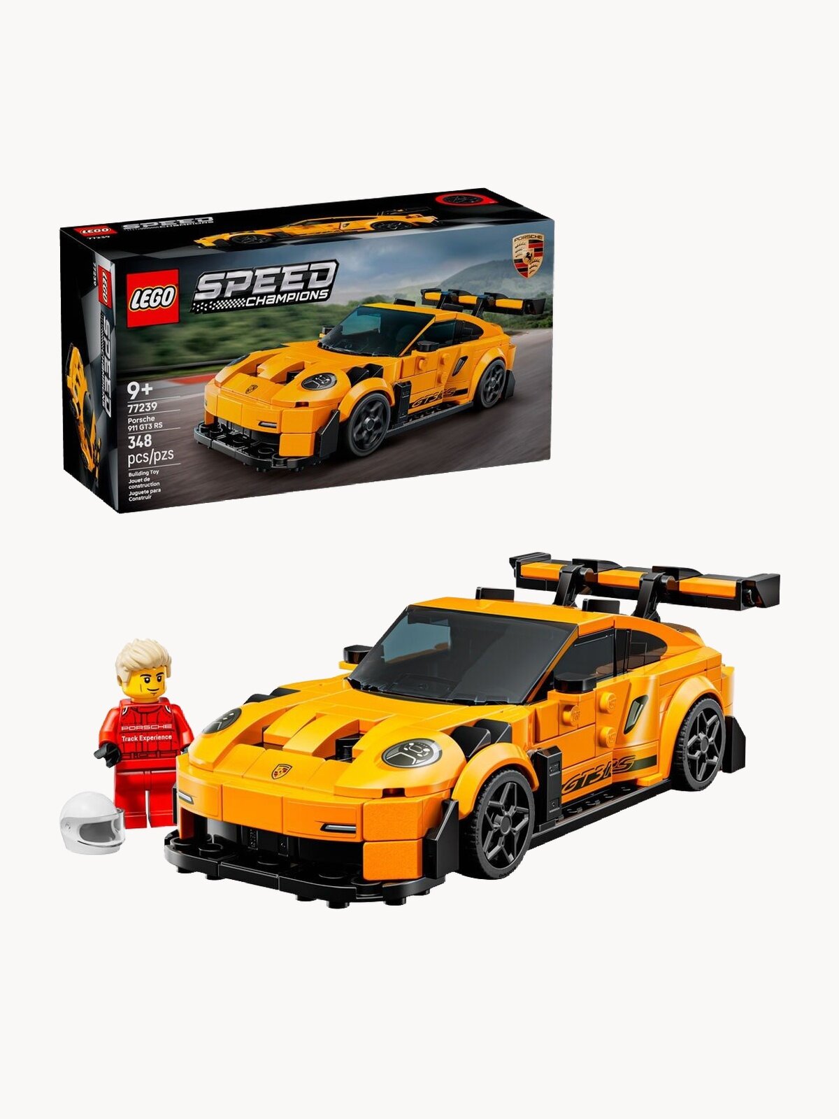 Конструктор LEGO Speed Champions 77239 Автомобиль Porsche 911 GT3 RS, 348 дет.