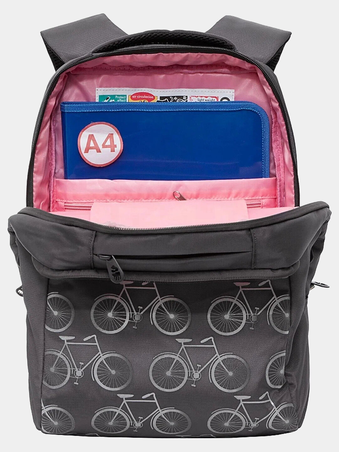 Рюкзак городской Grizzly RD-144-2, серый — фото 1