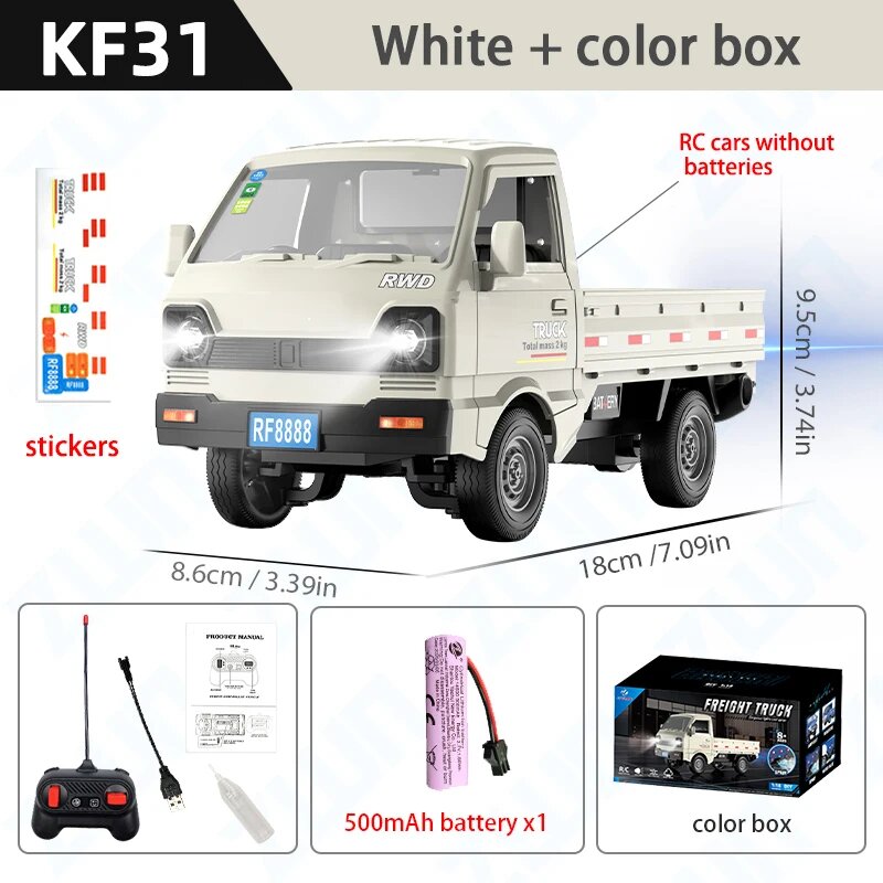 Радиоуправляемый грузовик KF31 белый, 500mAh