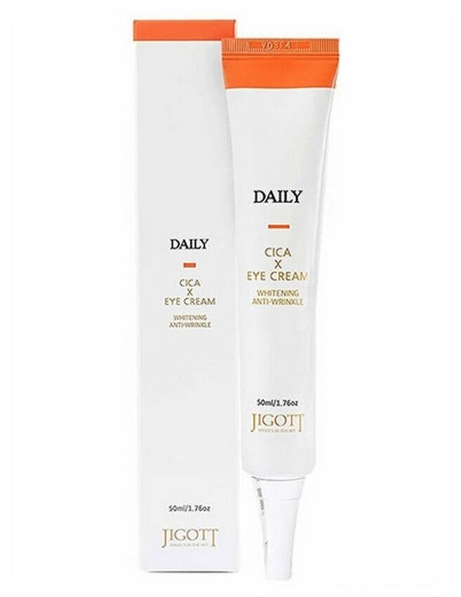 Jigott Крем для век с центеллой / Daily Real Cica Eye Cream, 50 мл