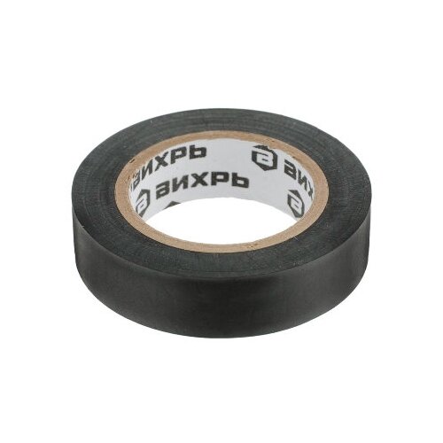 Изолента Вихрь 20mх19mmх015mm чёрный 73333 15839014 1510₽