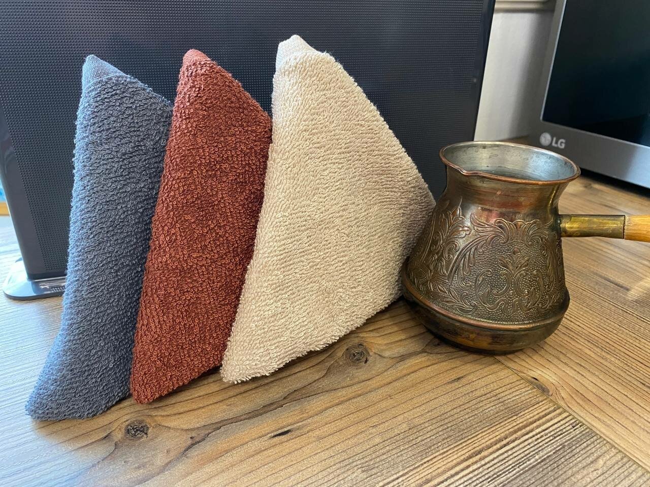 фото Полотенце махровое 30х30 см набор