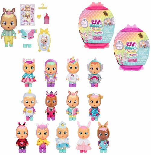 Кукла IMC Toys Cry Babies Magic Tears серия DRESS ME UP Плачущий младенец в комплекте с домиком и аксессуарами 81970