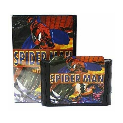 Игра на Sega по мотивам популярных комиксов о человеке пауке новый человек паук the amazing spider man vs the kingpin русская версия 16 bit