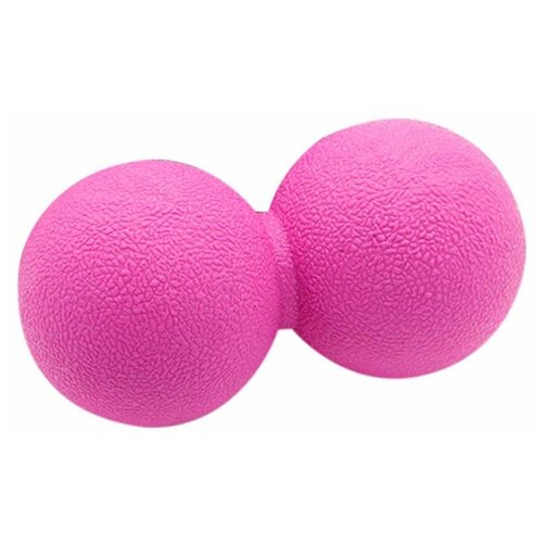 фото Массажный мяч для фитнеса, йоги и пилатеса, сдвоенный, розовый, 11,5 см urm