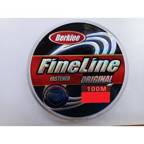 Шнур плетеный летний FineLine ORIGINAL 100м, 29,48lb, 13,37кг, 0,23, цвет красный