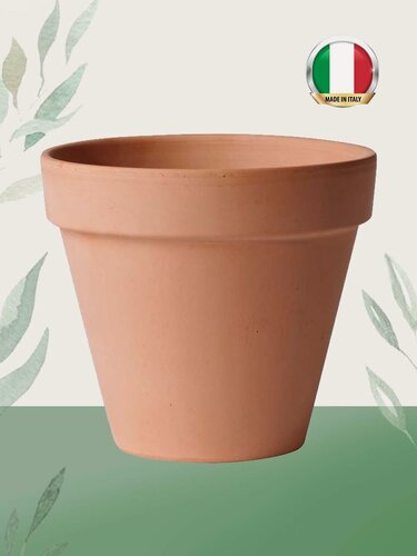 Изображение товара Горшок для цветов Deroma Vaso, светло-коричневый, 31,5 х 31,5 х 27,6 см