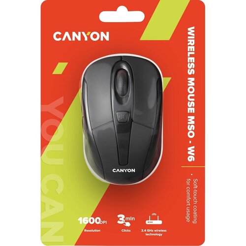 Мышь беспроводная Canyon MSO-W6 CNR-MSOW06B 59900₽