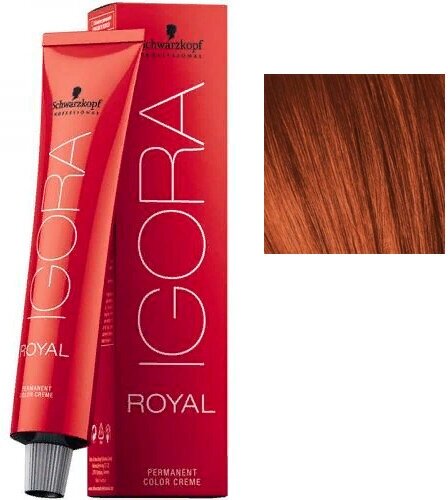 Schwarzkopf Краска-крем для волос Igora Royal 5-7 Светлый коричневый медный