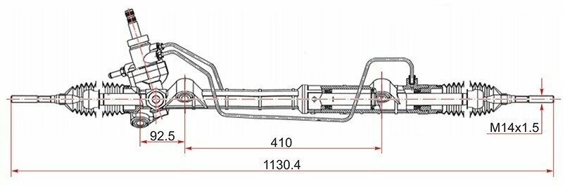 Рулевая рейка мазда 6 gh схема