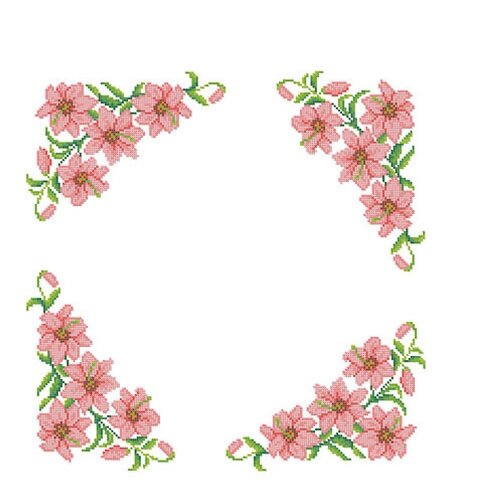 фото Кксн 011 набор салфетка для вышивки крестом ' нежность' 45*45см каролинка