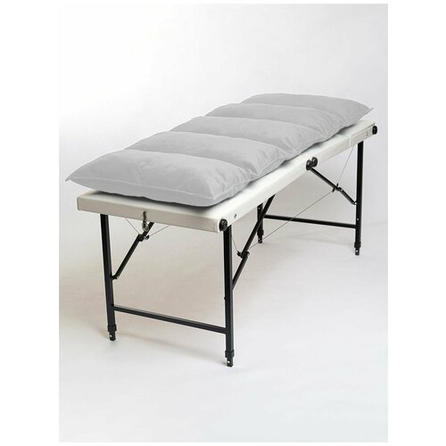 Матрас /анатомический матрас на кушетку для наращивания ресниц, Masscomplekt, светло-серый