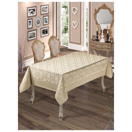 фото Скатерть do&co броде жаккард acelya, капучино ; размер:160 х 220 do & co