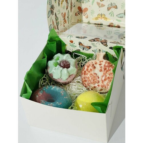 Бомбочки для ванной. Ручная работа. Пончик, капкейк, маффин