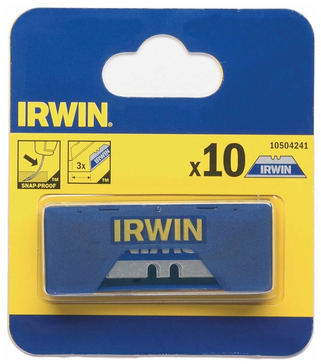 Лезвие трапециевидное IRWIN Bi-Metal 10 шт (10504241)