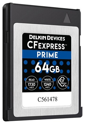 Карта памяти Delkin Devices Prime CFexpress Type B 64GB