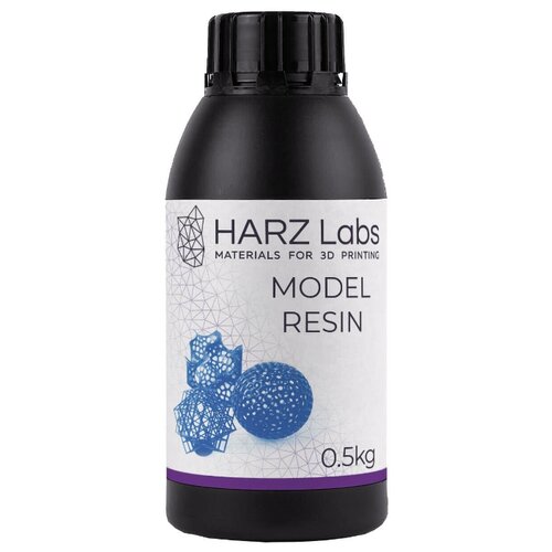 Фотополимер HARZ Labs Model Resin голубой (05л)