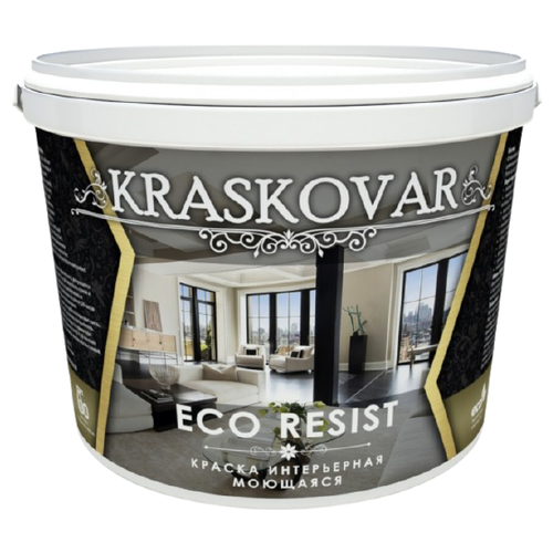 Kraskovar Eco Resist матовая белый 5 л