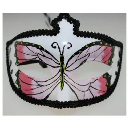 фото Карнавальная маска "бабочка", 15,6х10,3х7,5 см феникс present