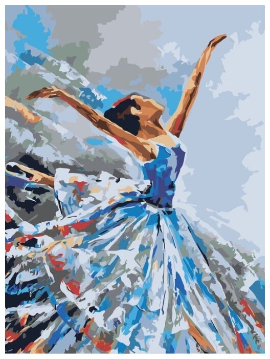 Картина по номерам "Балерина", 30x40 см