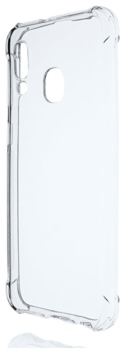 Прозрачный противоударный силиконовый чехол для Samsung Galaxy A40 с усиленными углами