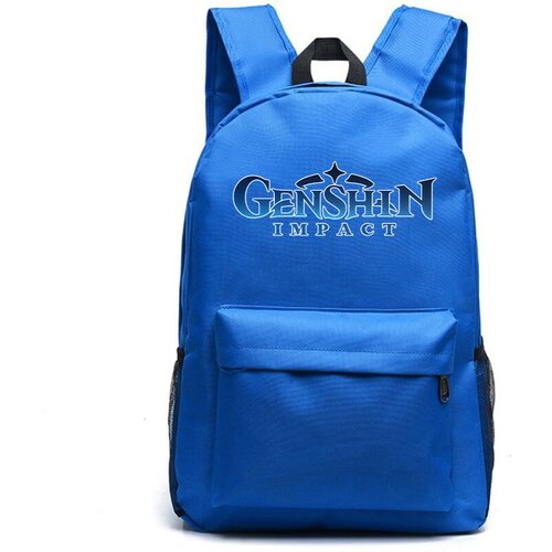 Рюкзак Геншин Импакт (Genshin Impact) синий №1 рюкзак геншин импакт genshin impact синий 1