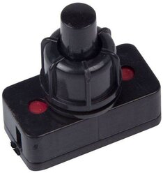 Выключатель-кнопка 250В 1А (2с) ON-OFF (PBS-17A2) (для настольной лампы) черн. Rexant 36-3011