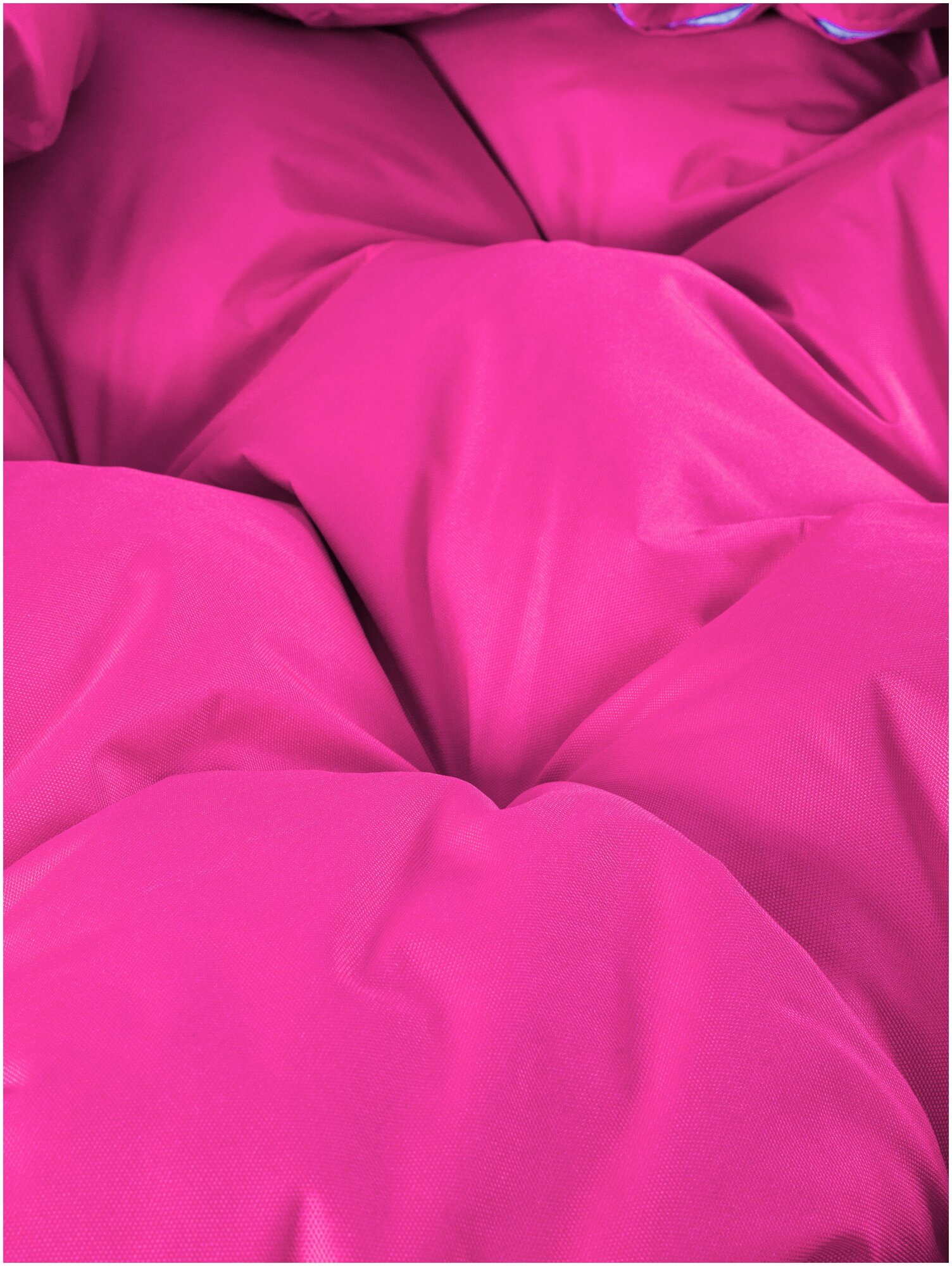 Кресло белое M-Group Апельсин ротанг, 11520108 розовая подушка - фотография № 17