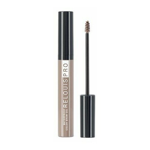 Гель для бровей водостойкий оттеночный RELOUIS PRO Waterproof Color Brow Gel тон 02 Tаupe