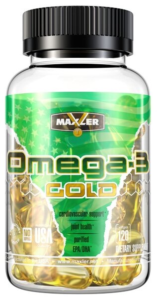 Maxler Omega 3 Gold капс., 120 шт.