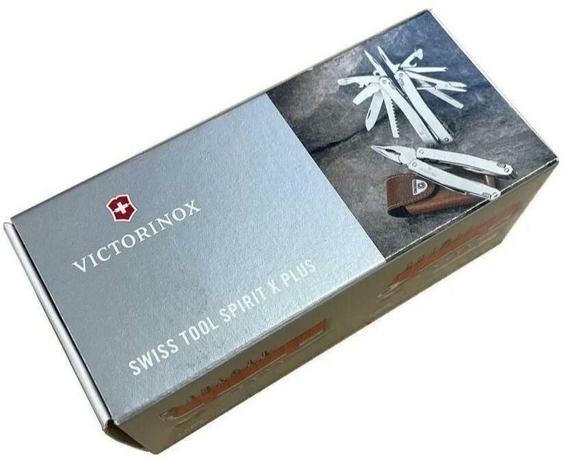 Мультитул VICTORINOX SwissTool Spirit X, 35 функций, серебристый [3.0235.l] - фото №8