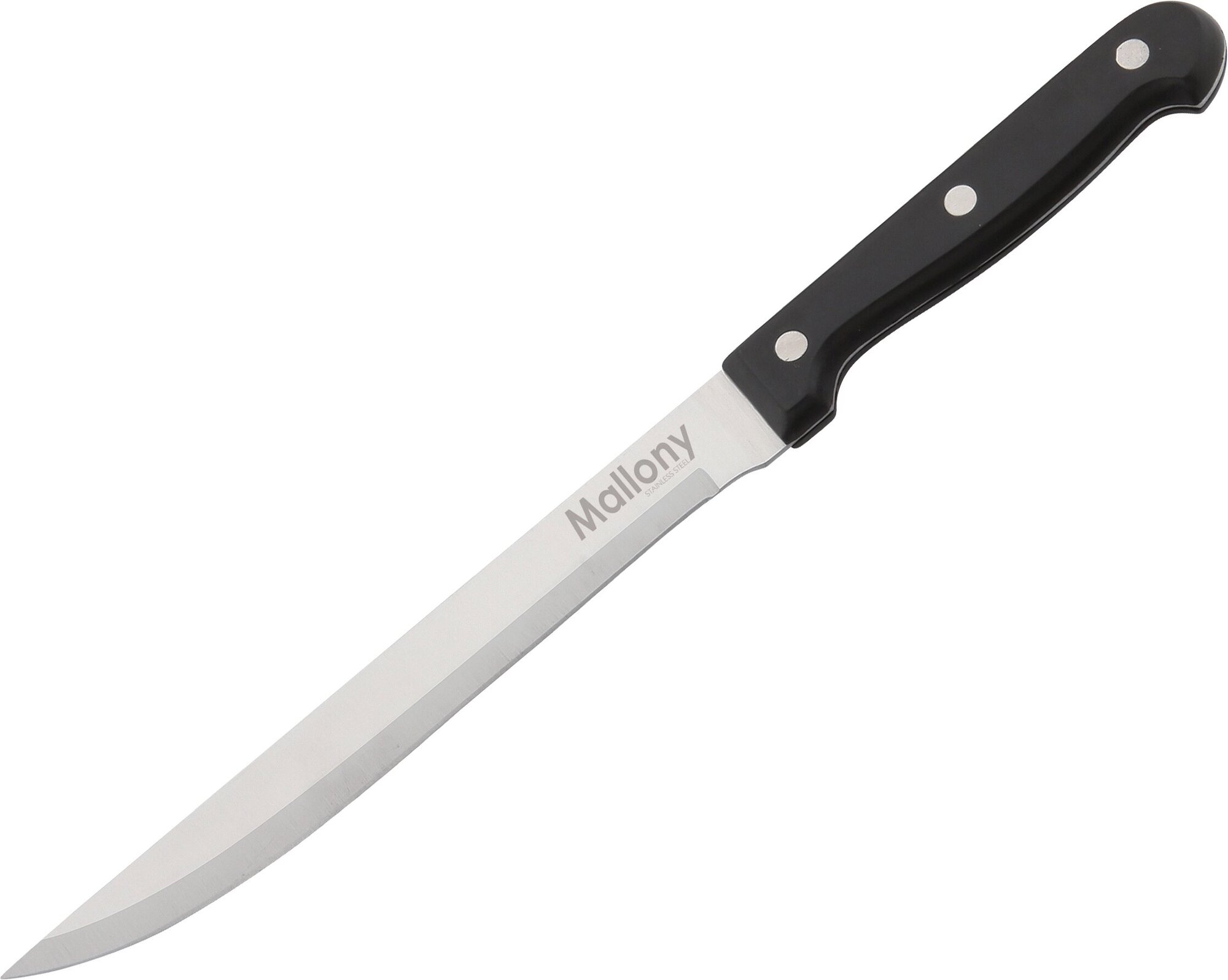 Нож разделочный Mallony Mal-06B 13 см, нержавеющая сталь - фотография № 2