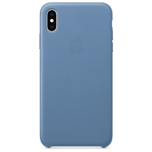 фото Чехол-накладка apple кожаный для iphone xs max синие сумерки