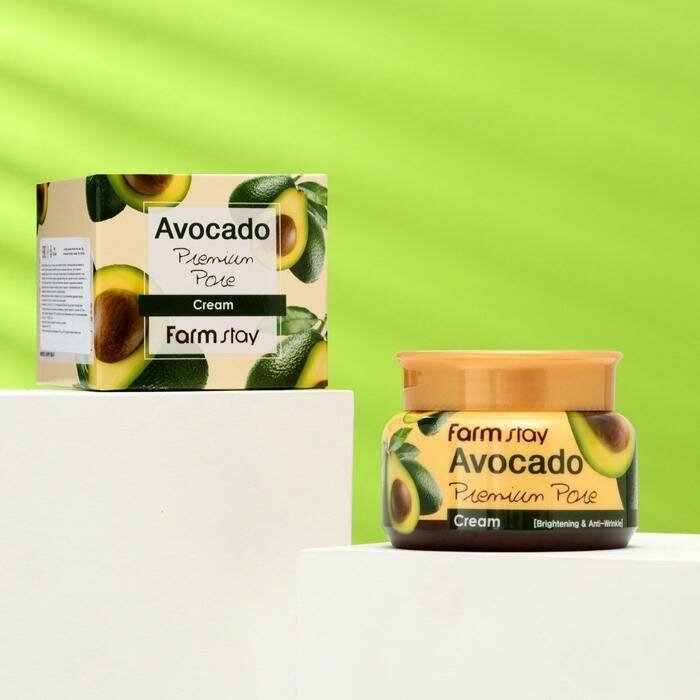 FarmStay Лифтинг-крем для лица FarmStay Avocado Premium Pore Cream с авокадо, 100 г