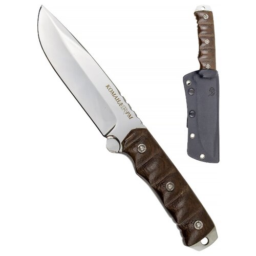 фото Нож туристический pirat "командарм", ножны кордура, длина клинка 14,4 см