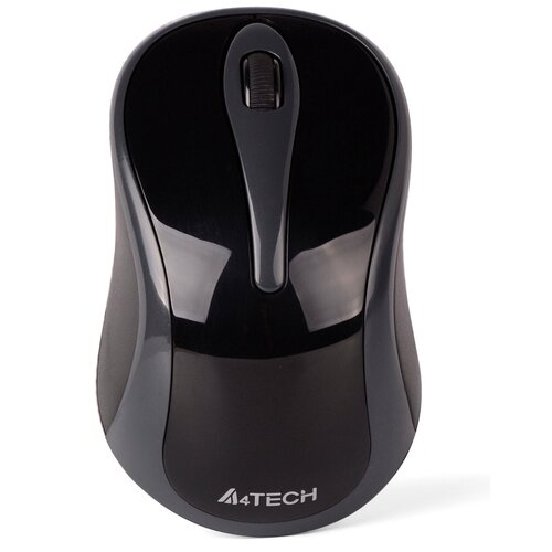 Мышь A4 V-Track G3-280A серыйчерный оптическая 1000dpi беспроводная USB 2but 122900₽