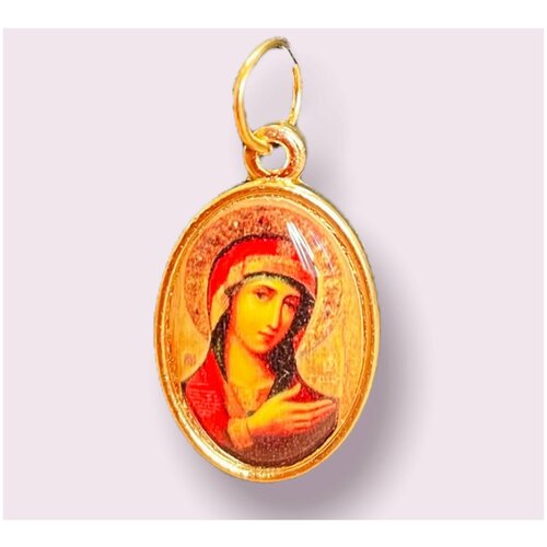 фото Подвеска медальон скоропослушница невская, божия матерь нет бренда