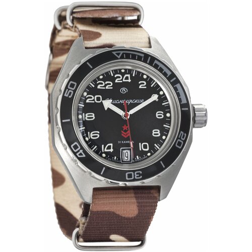 фото Наручные часы восток мужские наручные часы восток командирские 650541, коричневый